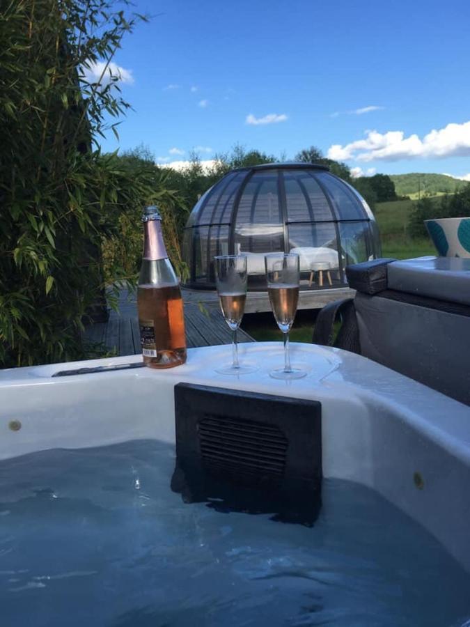 Les Nuits Insolites De La Mothe - Hebergement En Bulle Ou Tiny House Avec Spa Privatif Outremecourt Kültér fotó