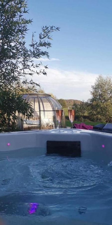 Les Nuits Insolites De La Mothe - Hebergement En Bulle Ou Tiny House Avec Spa Privatif Outremecourt Kültér fotó